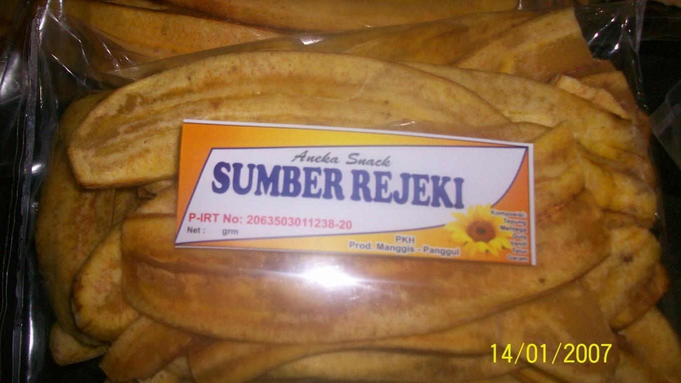 Kripik Pisang Website Desa Manggis